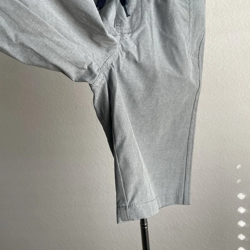 Tommy Hilfiger Boys Grey Pull On Drawstring Shorts Size S 8/10 Elastic Waist